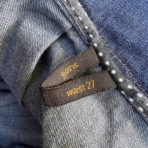 🎯NWOT Nine West Jeans Pleated Skirt Blue Size 6 - Picture 8 of 10